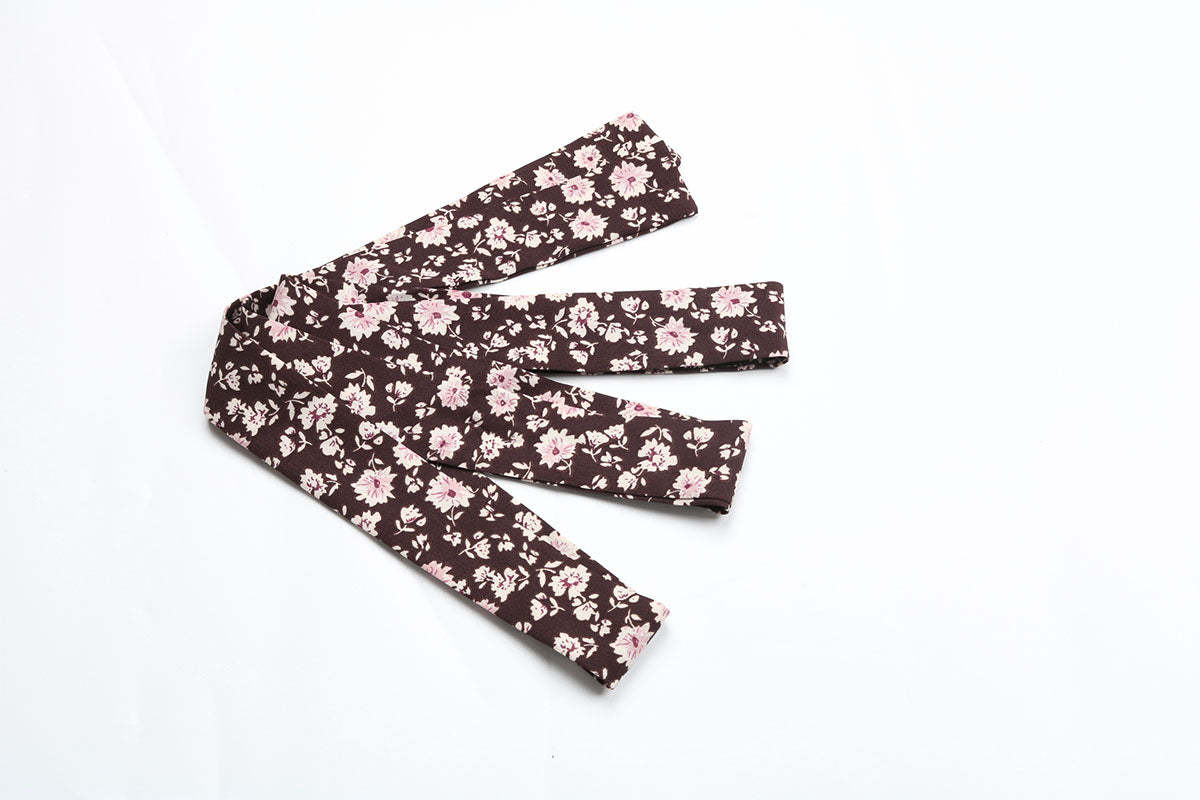 Ditsy Floral Shirred Flounce Sleeve Ruffle Hem Midi Dress