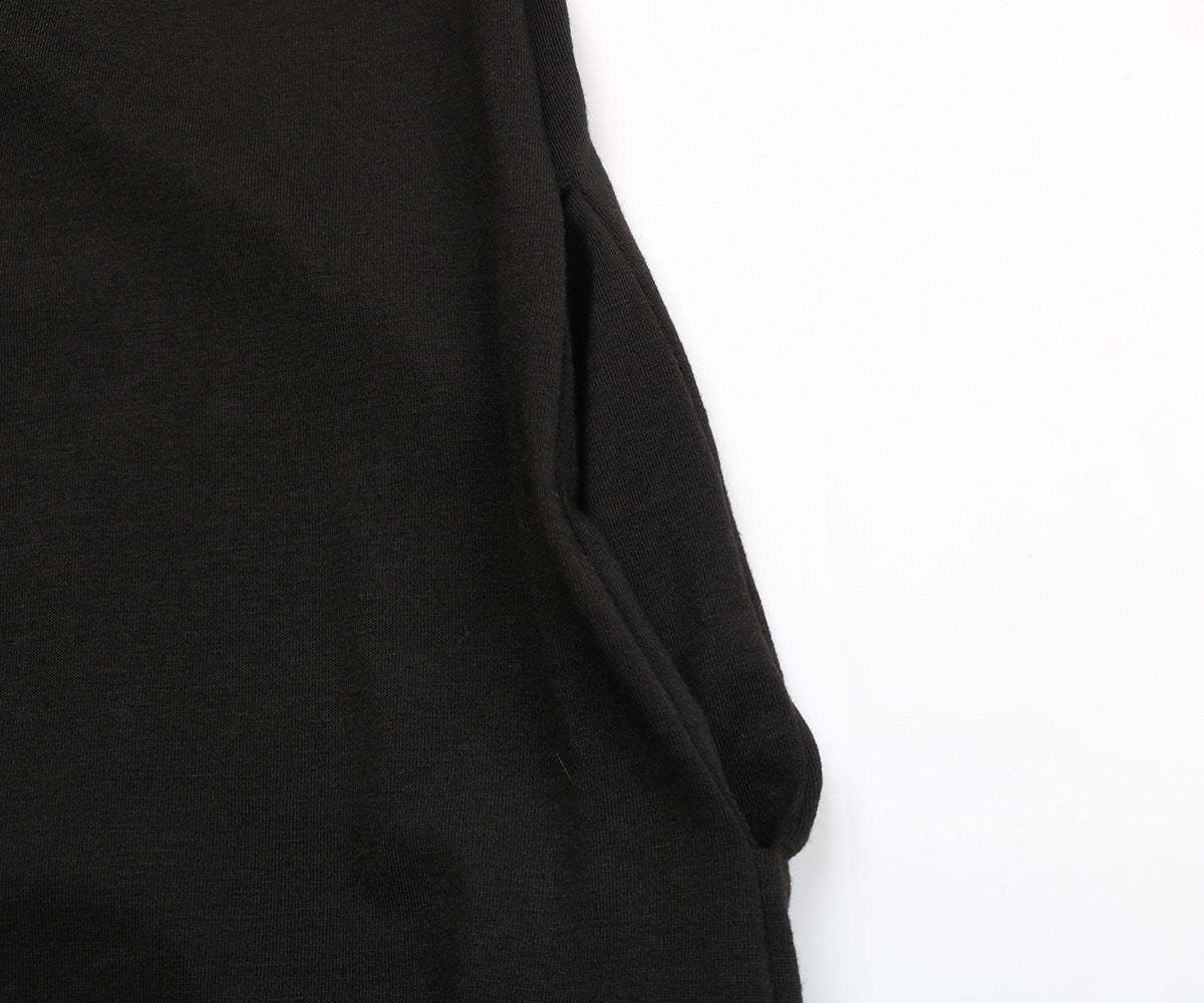 Hidden Pocket Split Side Ring Linked Midi Dress