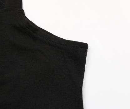 Hidden Pocket Split Side Ring Linked Midi Dress