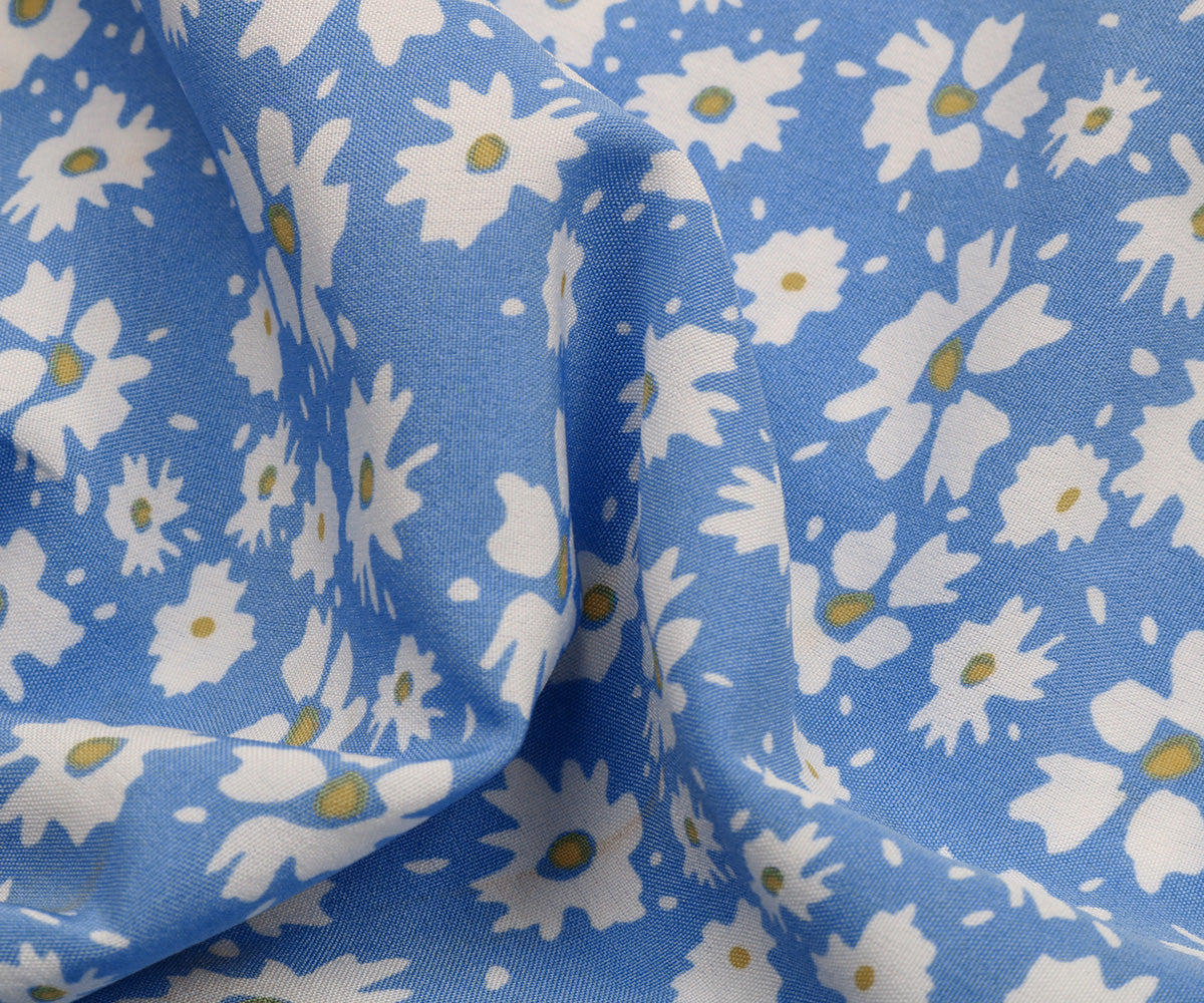 Ditsy Floral Print Butterfly Sleeve Knot Front Ruffle Hem Midi Dress