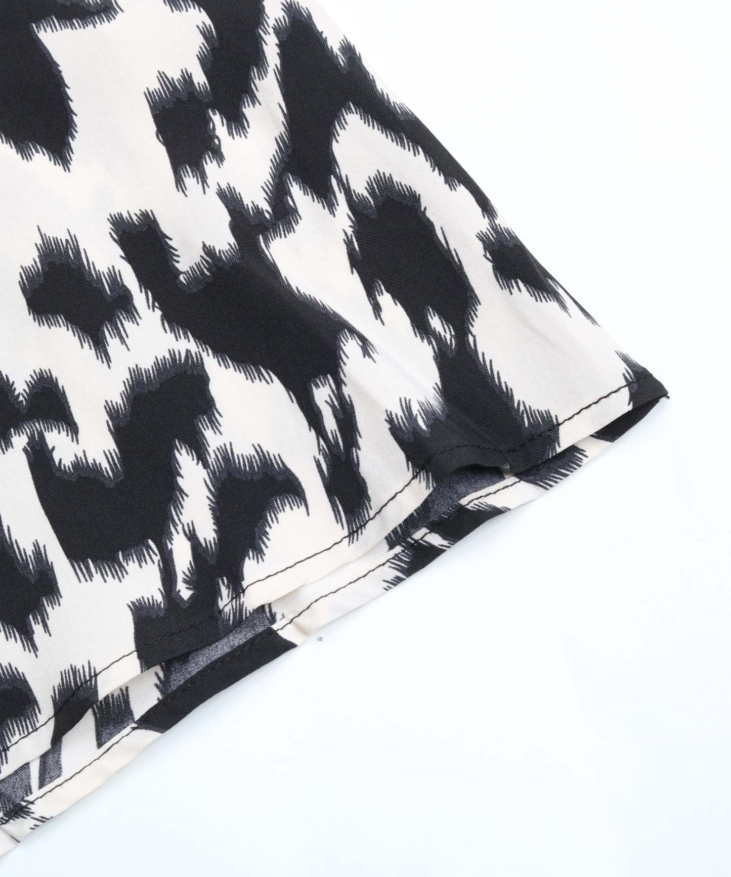 Leopard Print Tie Front Fitted Midi Dress