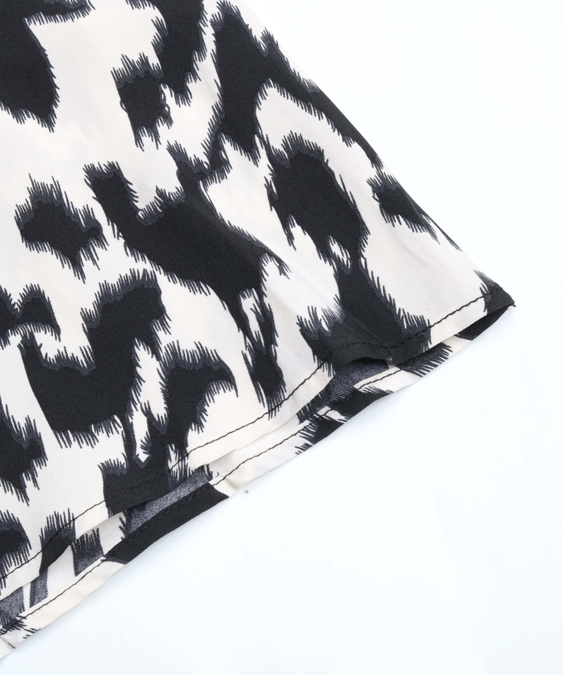 Leopard Print Tie Front Fitted Midi Dress