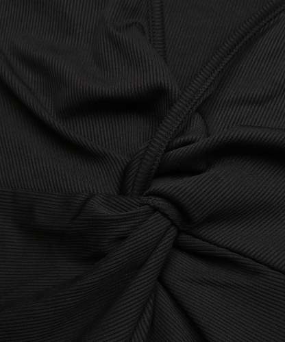 Leopard Print Tie Front Fitted Midi Dress