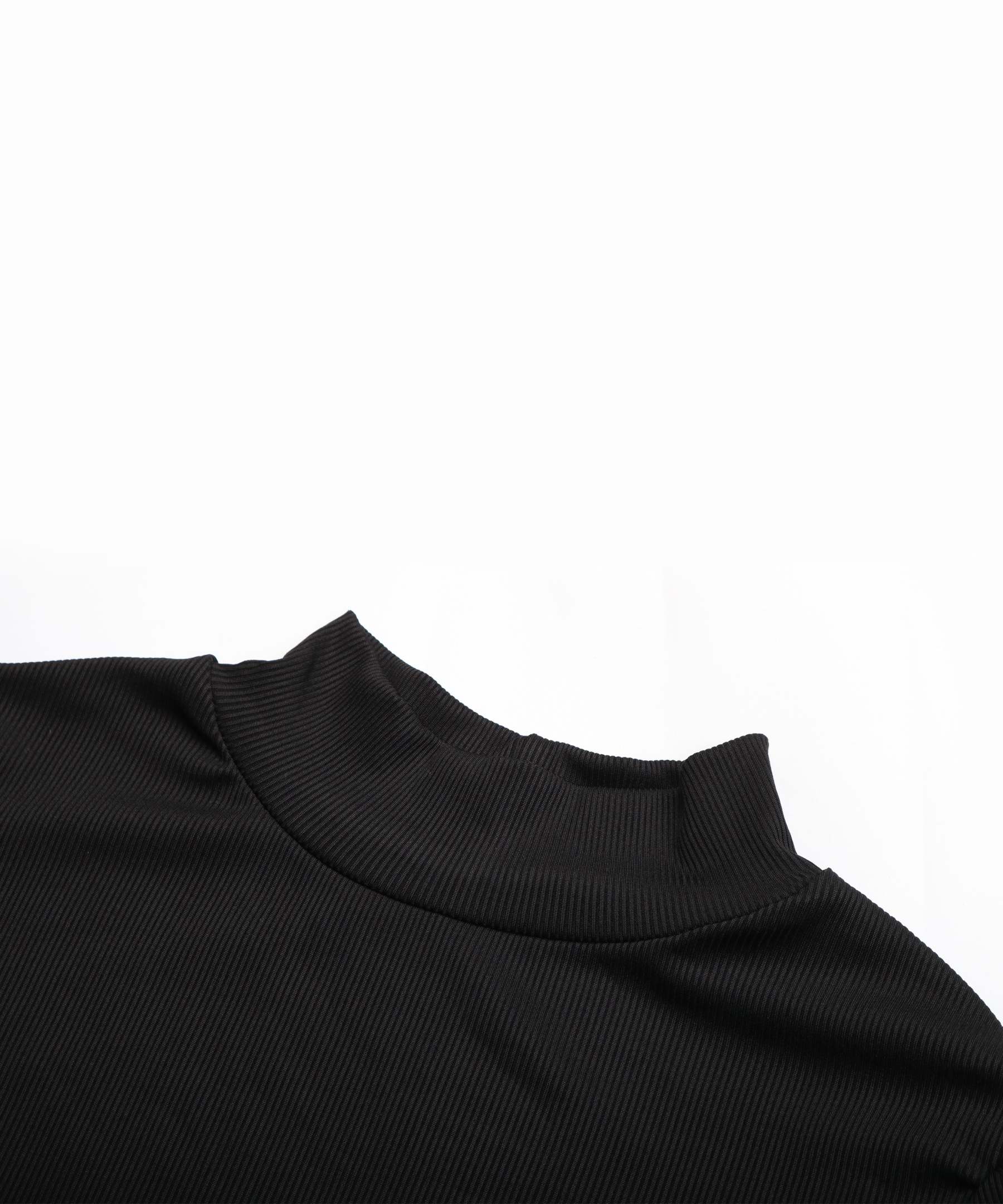 Colorblock Graphic Print  Gigot Sleeve A-line Midi Dress