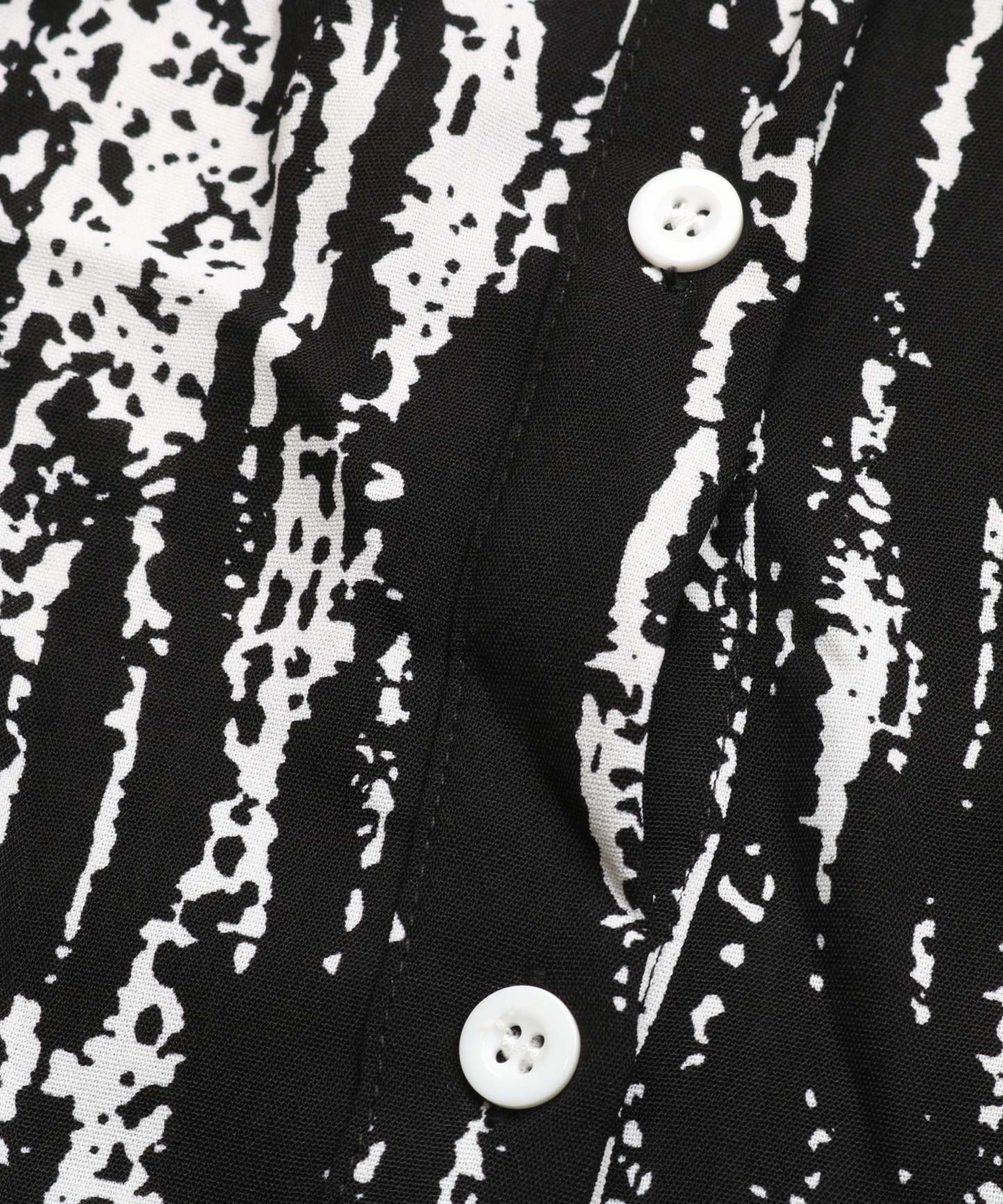 Allover Print Button Front Belted Shirt MidiDress