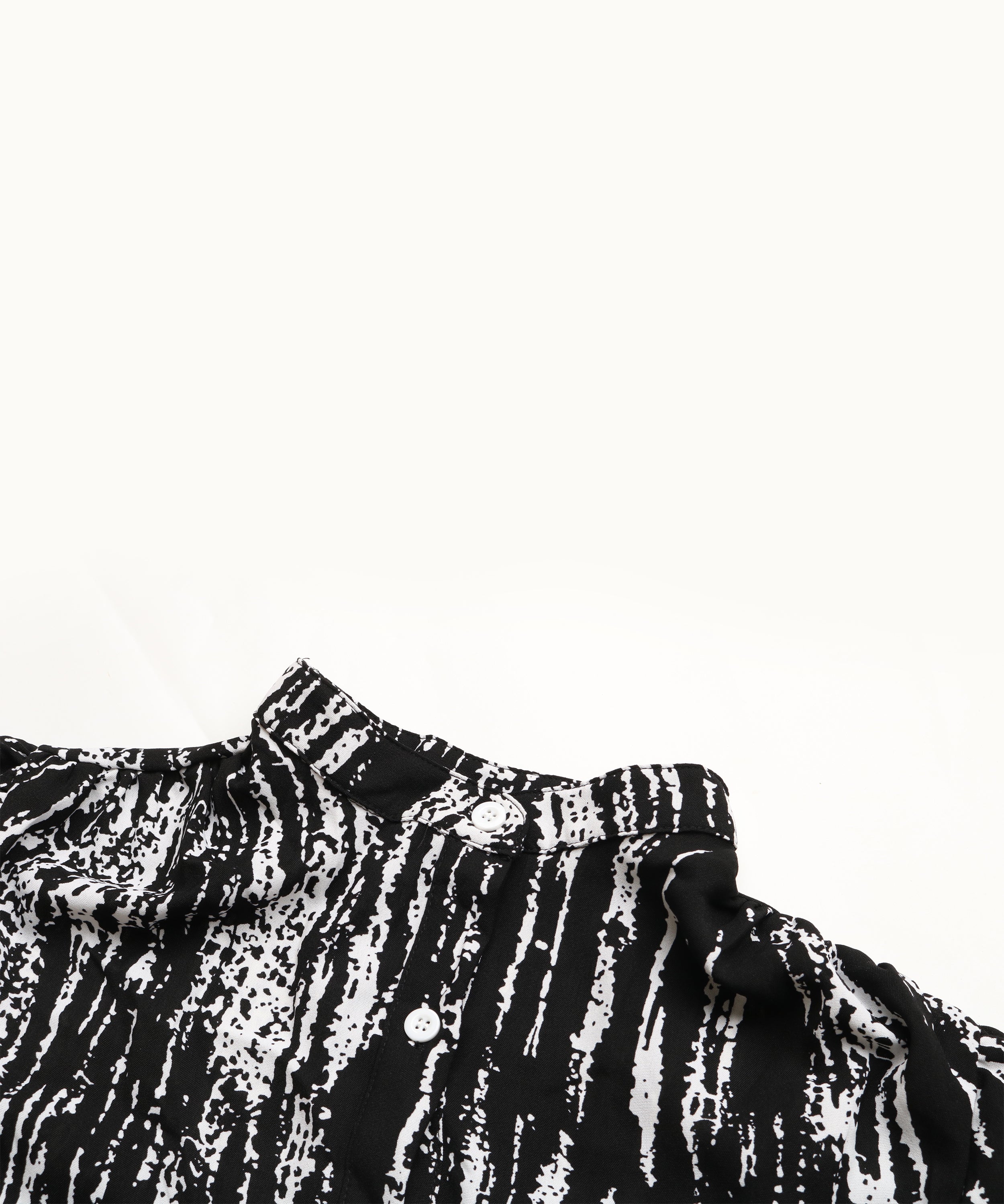 Allover Print Button Front Belted Shirt MidiDress