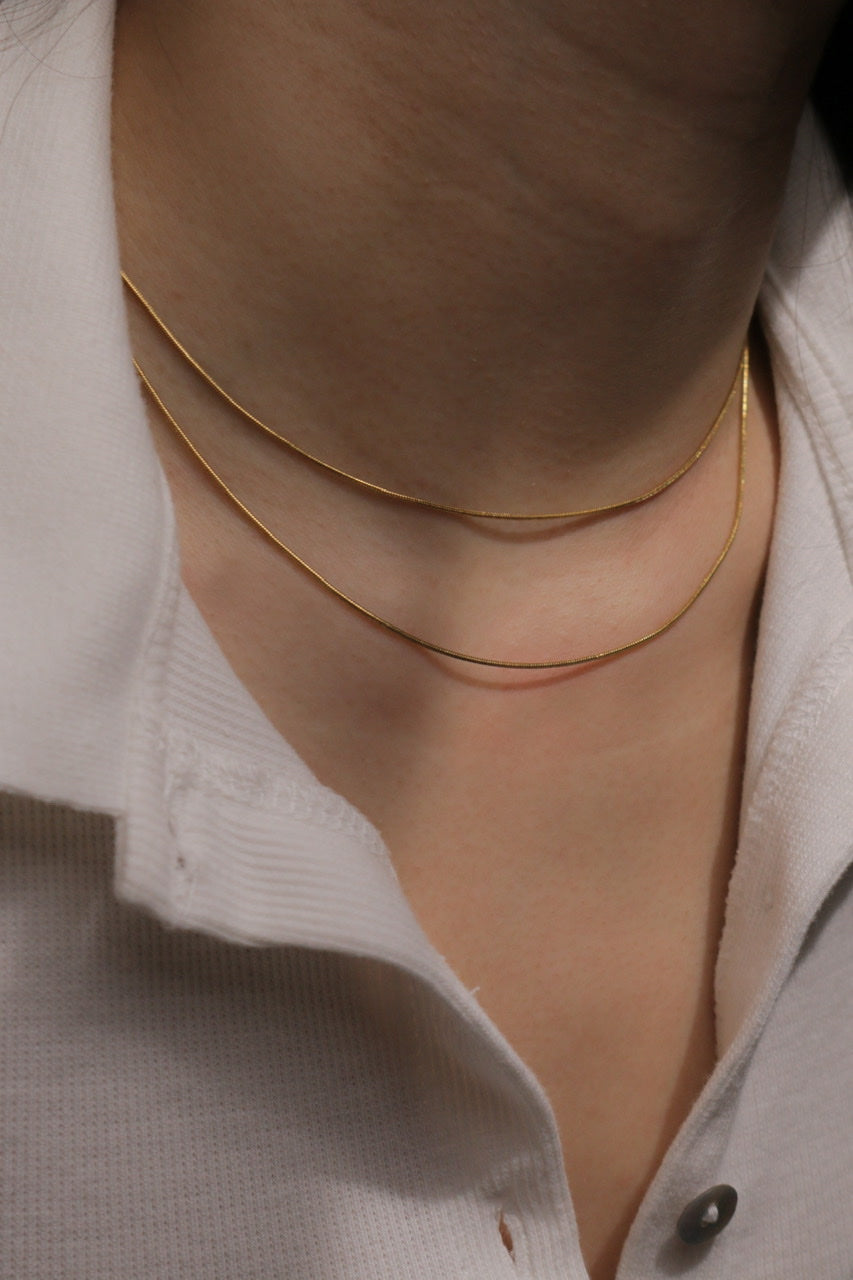 Cleo Snake Chain Layered Necklace