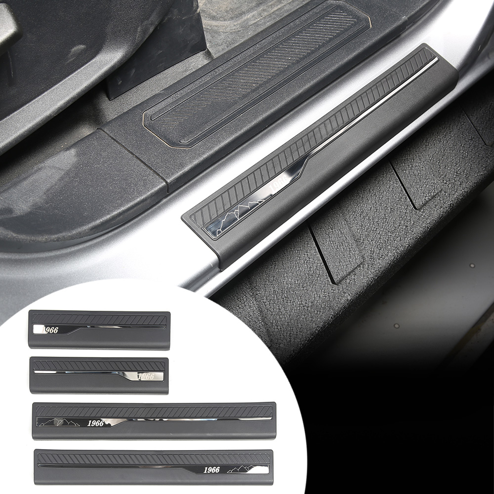 Car Door Sill Guards Protector Door Entry Guards for Ford Bronco 4 Door 2021 2022 Accessories