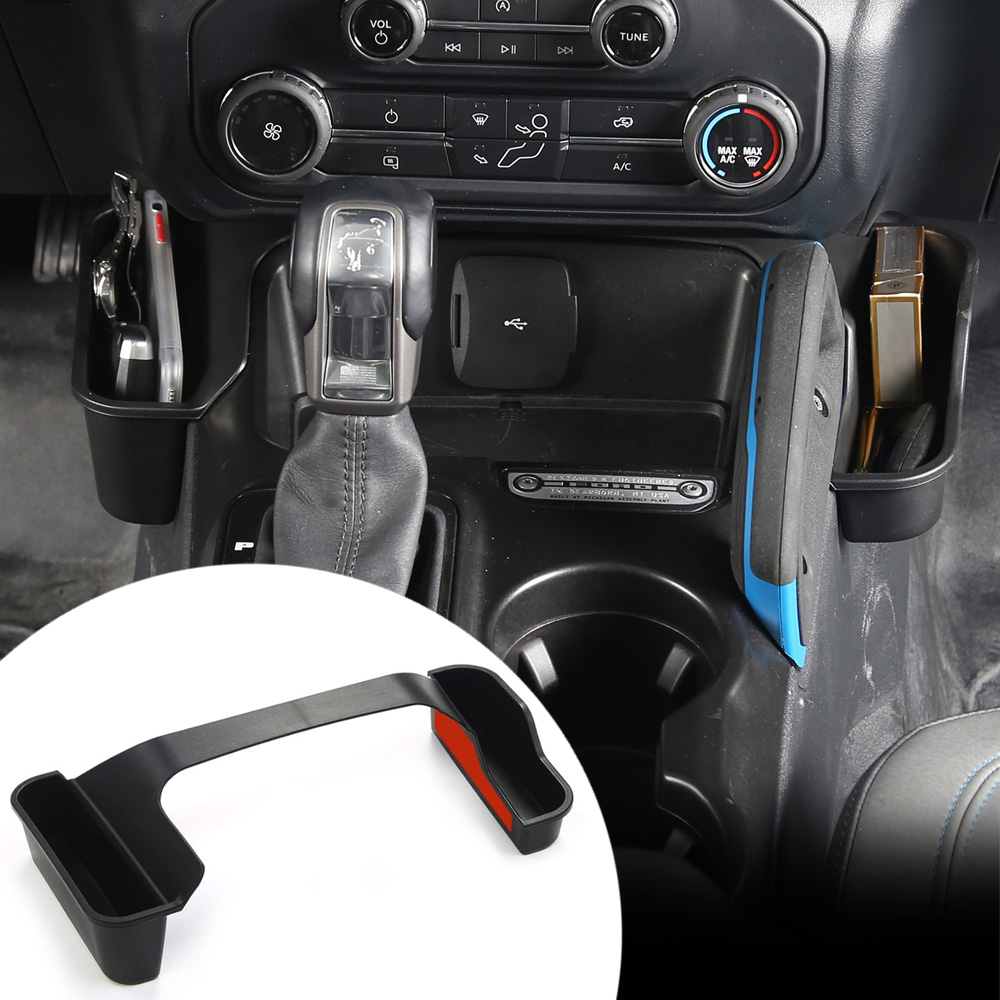 Center Console Gear Shift Side Organizer Tray,Gear Shift Side Tray Compatible with Ford Bronco Accessories 6th Gen. 2021 2022