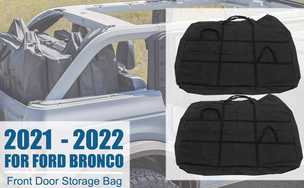 Car Door Storage Bag for Ford Bronco Accessories