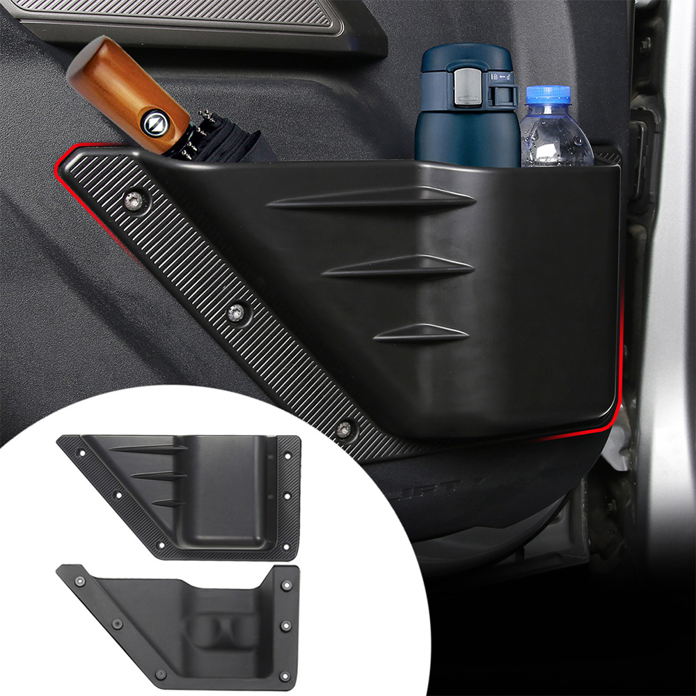 Front Door Storage Pockets Cup Holder for Ford Bronco Accessories 2021 2022