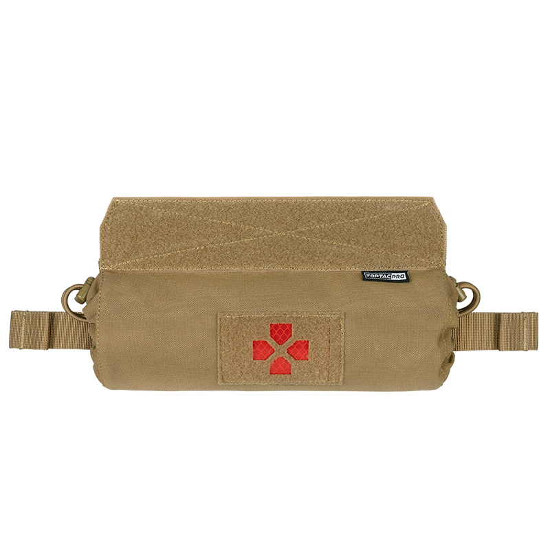 TOPTACPRO Tactical Medical Pouch IFAK First Aid Kit Pouch Roll In 1 Trauma Pouch 500D Cordura Nylon 8507-IDOGEAR INDUSTRIAL