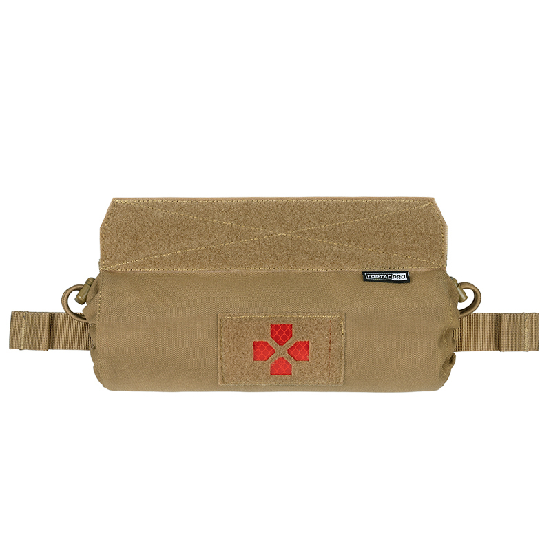 TOPTACPRO Tactical Medical Pouch IFAK First Aid Kit Pouch Roll In 1 Trauma Pouch 500D Cordura Nylon 8507-IDOGEAR INDUSTRIAL