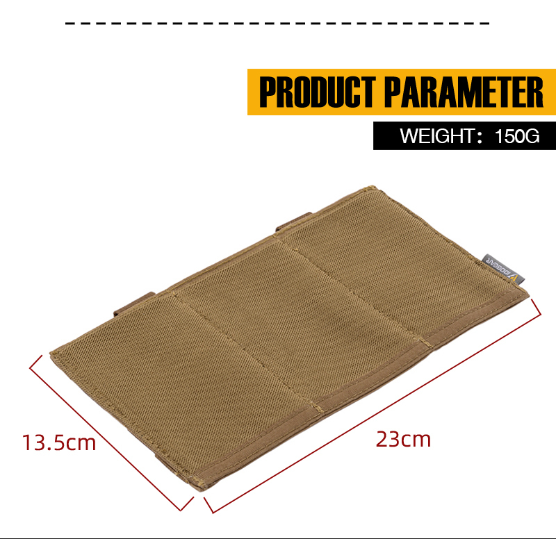 IDOGEAR Triple Mag Pouch Elastic Molle Magazine Pouches Open-top Carrier for M4/M16/AR Magazines 3555-IDOGEAR INDUSTRIAL