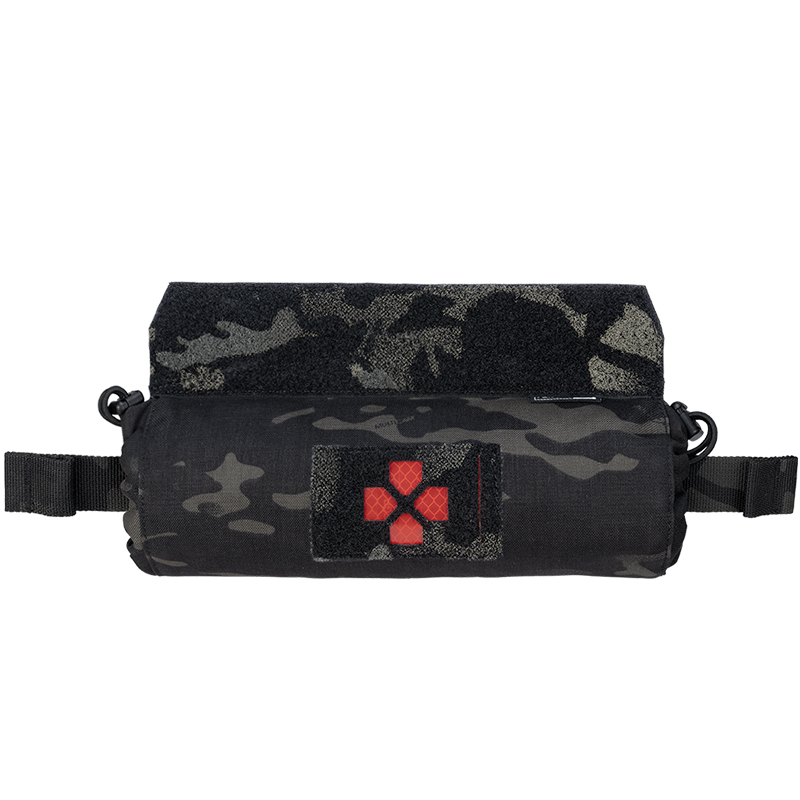 TOPTACPRO Tactical Medical Pouch IFAK First Aid Kit Pouch Roll In 1 Trauma Pouch 500D Cordura Nylon 8507