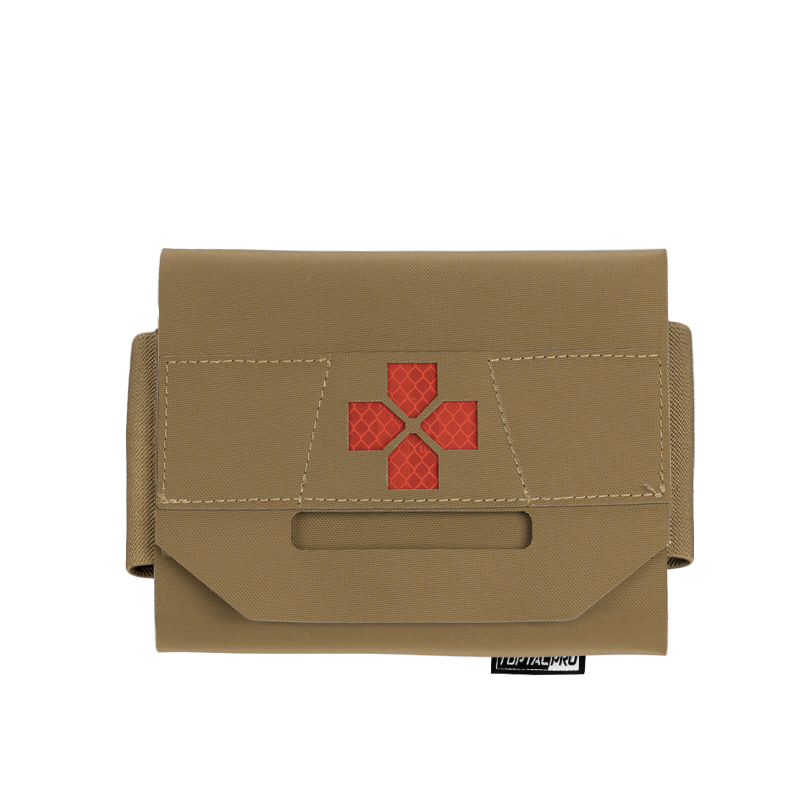 TOPTACPRO Tactical Micro Medical Pouch MOLLE First Aid Kits Bag 500D Cordura Nylon 8508-IDOGEAR INDUSTRIAL
