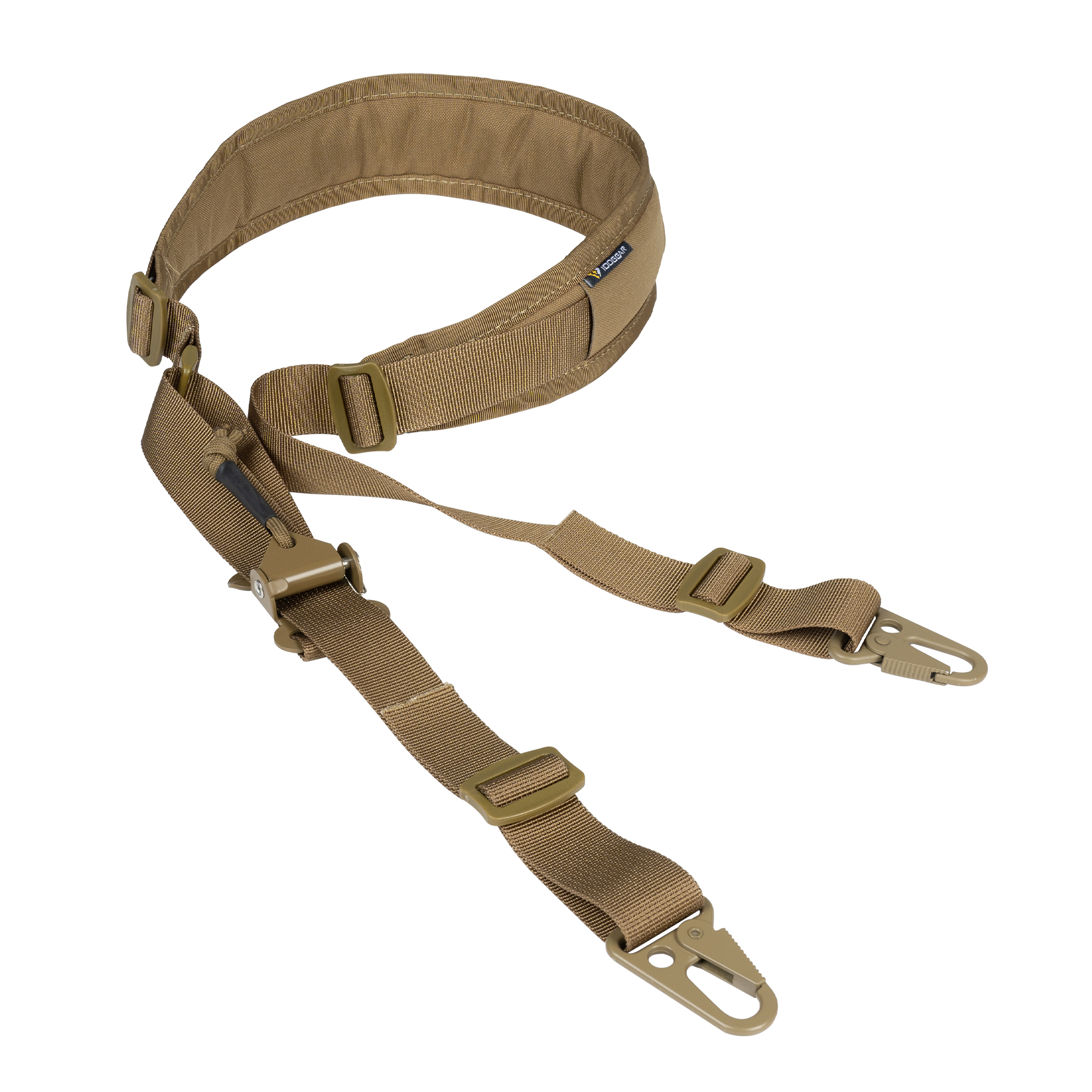 IDOGEAR Rifle Sling Two Point Sling 2 Traditional Slings with Length Adjuster Thickened Soft Shoulder Pads Metal Hooks  3428-IDOGEAR INDUSTRIAL