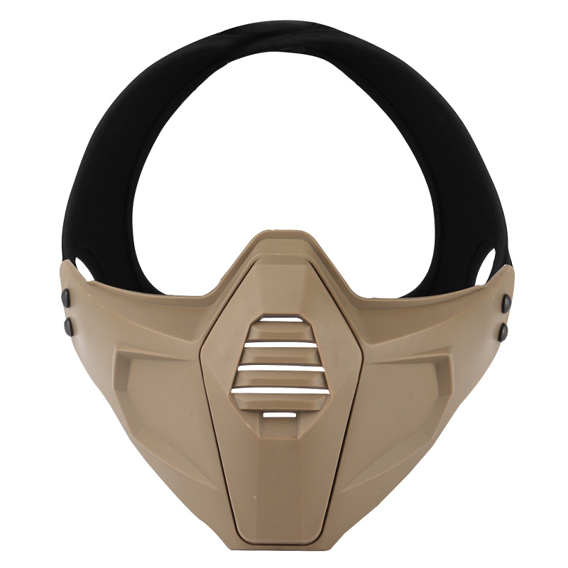 IDOGEAR Tactical Half Face Mask For OC Style Helmet Rail Mask 6603-IDOGEAR INDUSTRIAL