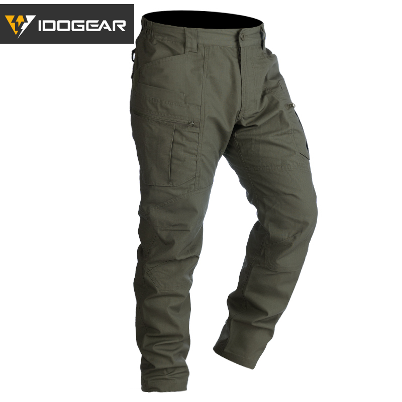 IDOGEAR Tactical Pants Multi-Pocket Combat Pants Large Capacity Camouflage Trousers Men Pants for Hunting Hiking 3210-IDOGEAR INDUSTRIAL
