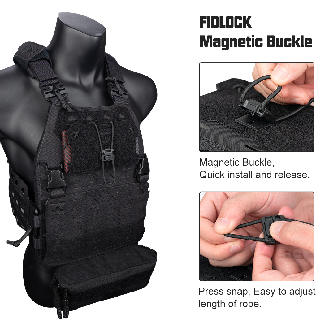 TOPTACPRO Tactical Admin Phone Pouch for Vest MOLLE Plate Carrier Multicam Portable Cell Phone Carrier Holder Quick-release Magnetic Buckle 8512-IDOGEAR INDUSTRIAL