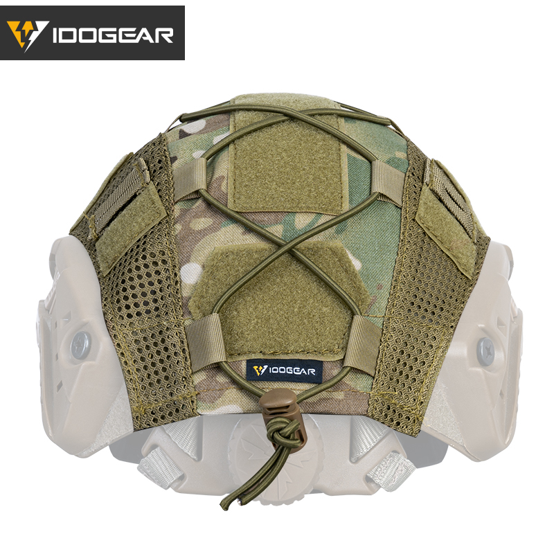 IDOGEAR Tactical Helmet Cover Camouflage Cover for Fast Helmet in Size M/L Airsoft Paintball Hunting Shooting Gear 500D Nylon 3802-IDOGEAR INDUSTRIAL