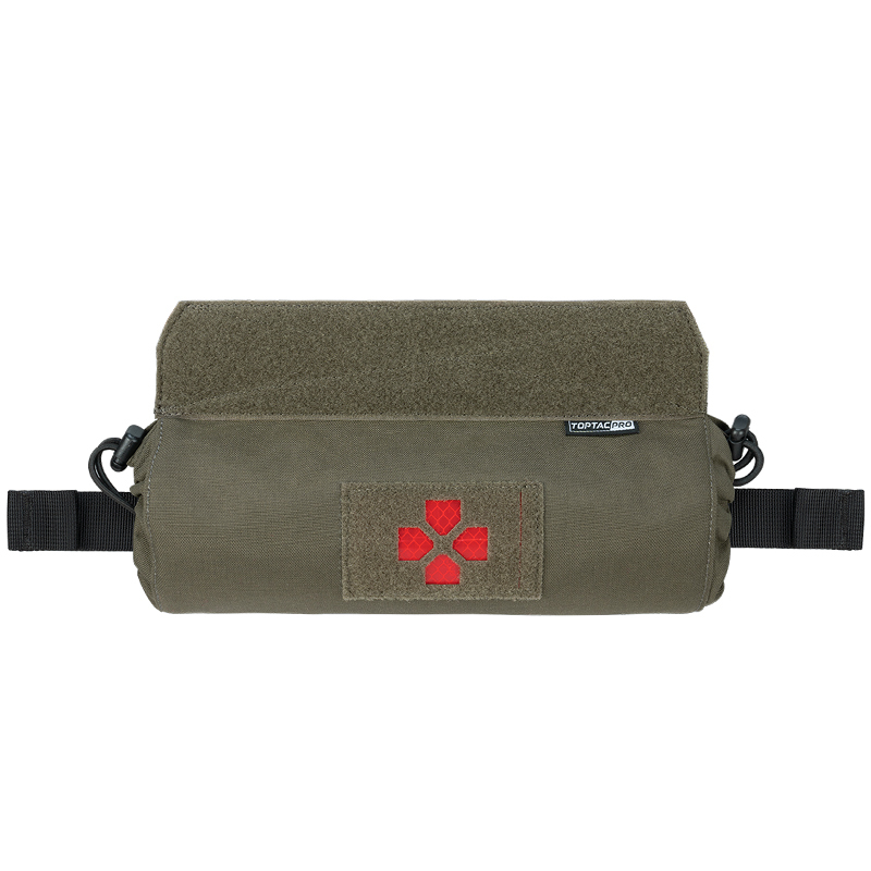 TOPTACPRO Tactical Medical Pouch IFAK First Aid Kit Pouch Roll In 1 Trauma Pouch 500D Cordura Nylon 8507-IDOGEAR INDUSTRIAL
