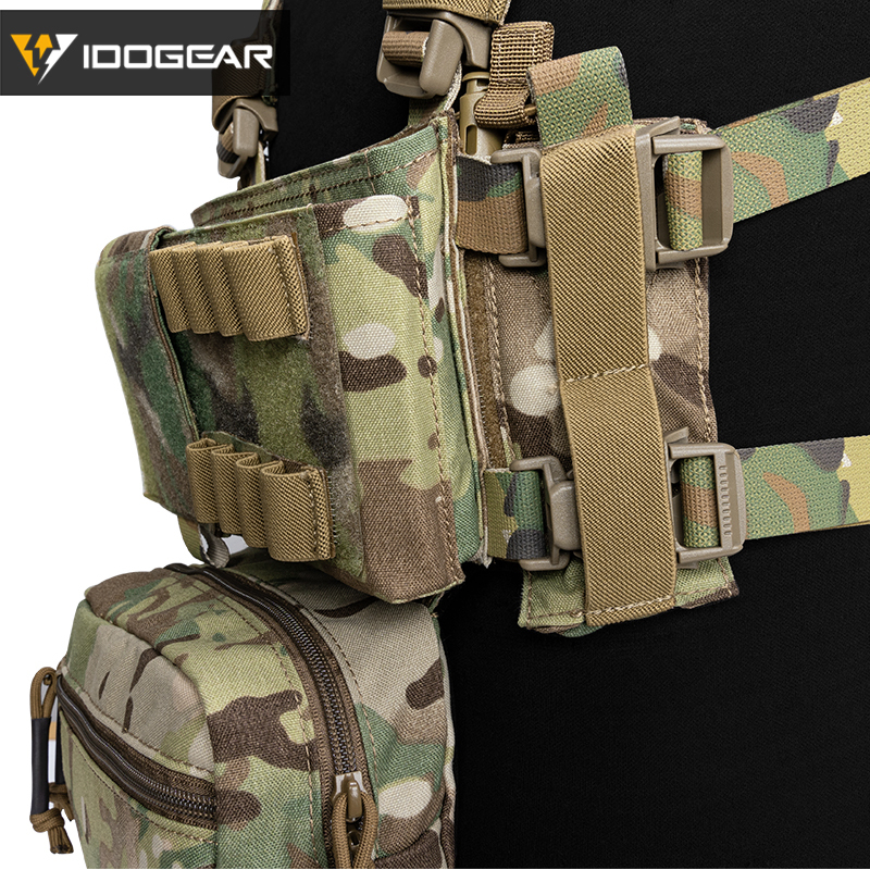 IDOGEAR KGR Tactical Chest Rig Multicam Lightweight For Airsoft Genuin