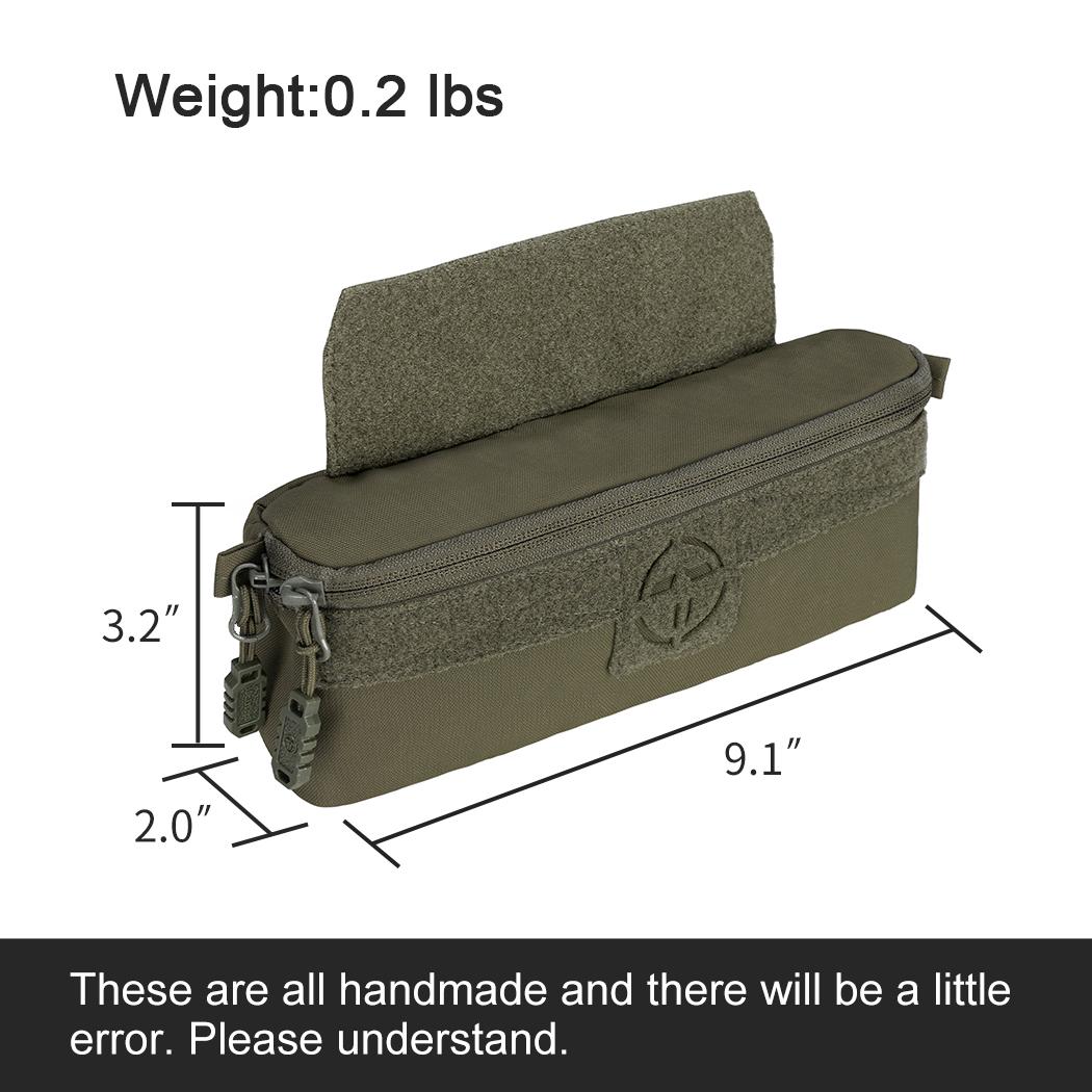 TOPTACPRO Tactical Dump Drop Pouch Molle Admin Pouch Utility Tool Organizer Pouch Multicamo for JPC CPC AVS Vest Airsoft Paintball (Bag Only)8506-IDOGEAR INDUSTRIAL