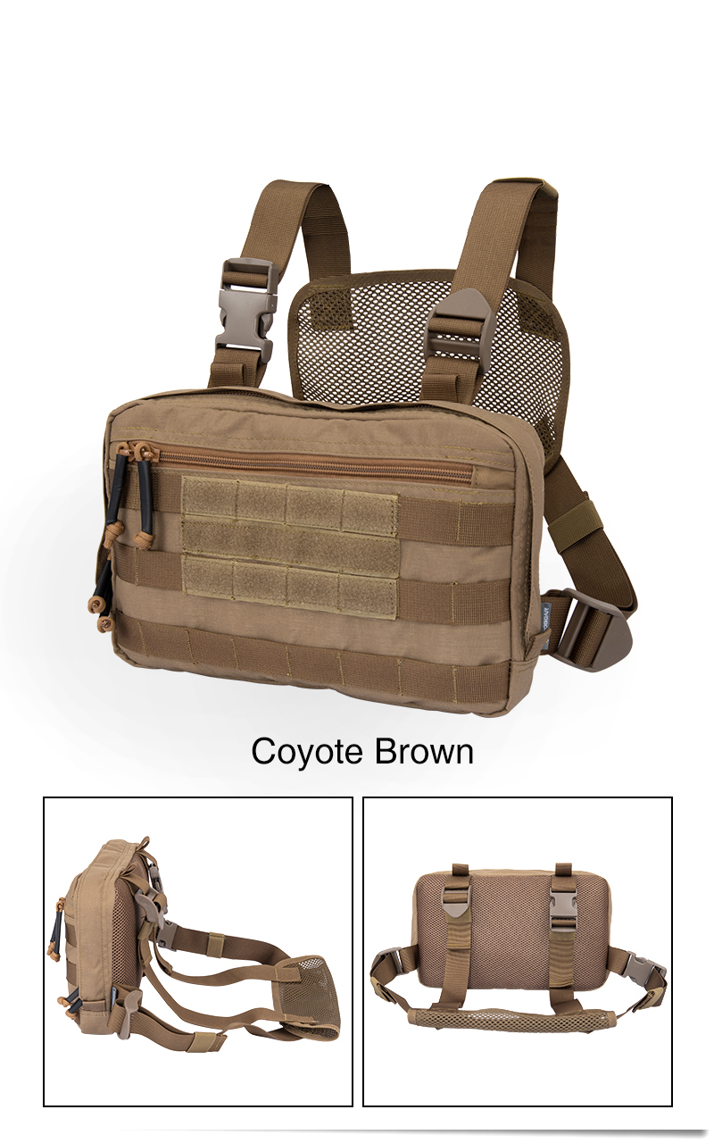 IDOGEAR Tactical Recon Kit Bag Chest Bag Molle Combat Pouch 500D Nylon 3537-IDOGEAR INDUSTRIAL