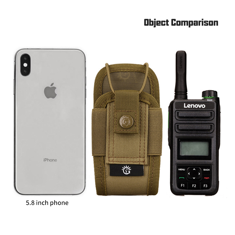 IDOGEAR Mini Radio Pouch Small Molle Walkie-talkie Interphone Pouch Tactical Molle Tool Pouch 3536-IDOGEAR INDUSTRIAL