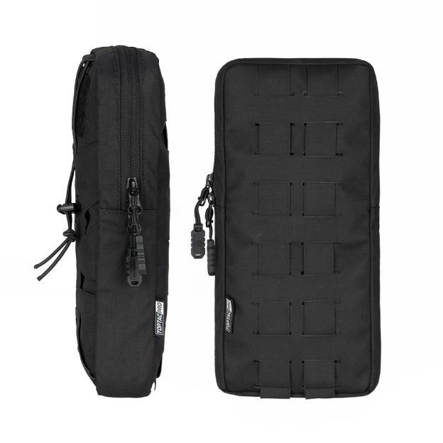 TOPTACPRO Tactical Hydration Pouch with Inner Bladder Water Bag Laser Cut MOLLE Hydration Pouch for Hiking Biking Running and Climbing 8504-IDOGEAR INDUSTRIAL