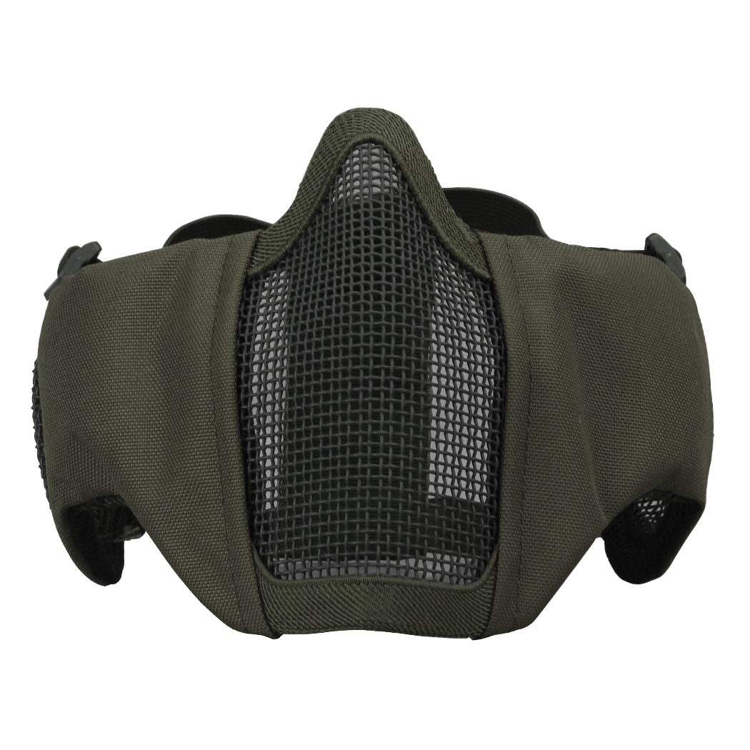 IDOGEAR Face Masks Adjustable Half Face Mask Steel Mesh with Ear Protection Lower Face Mask 3601-IDOGEAR INDUSTRIAL