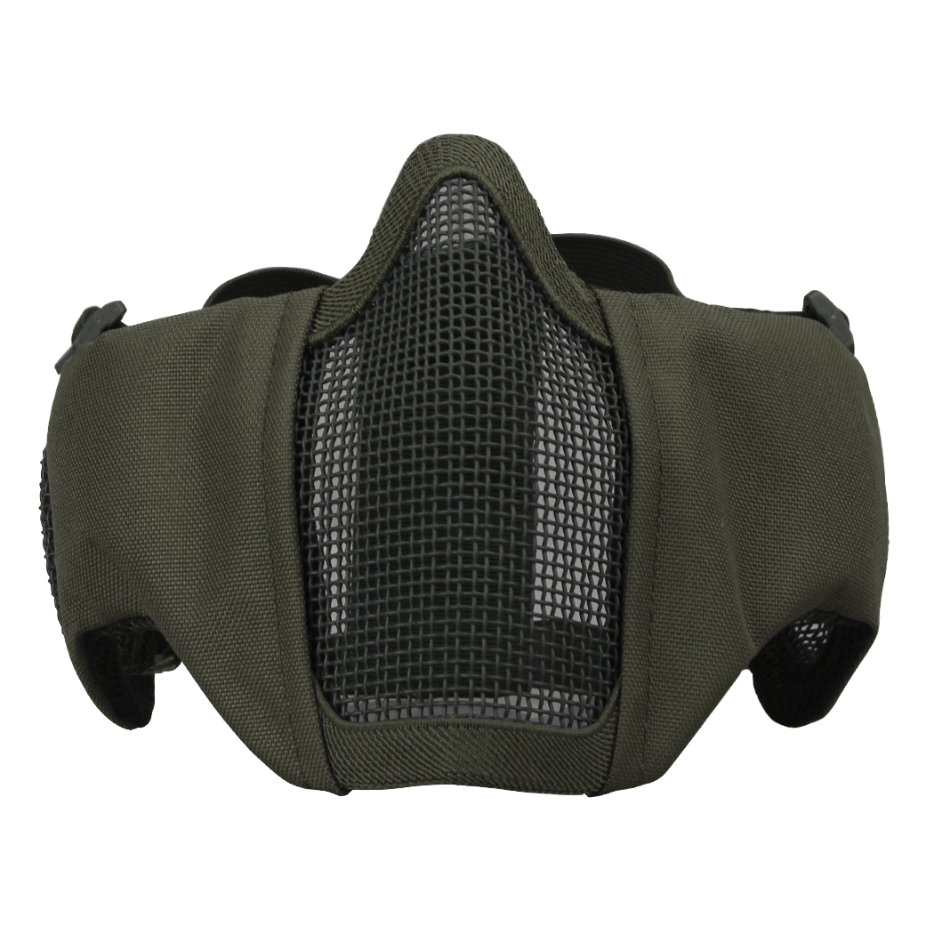 IDOGEAR Face Masks Adjustable Half Face Mask Steel Mesh with Ear Protection Lower Face Mask 3601-IDOGEAR INDUSTRIAL