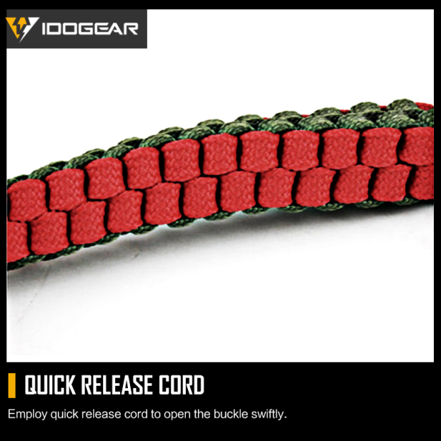 IDOGEAR Tactical Quick Release Opslaan Sling Lanyard Gear Tactical Accessoires 3410-IDOGEAR INDUSTRIAL