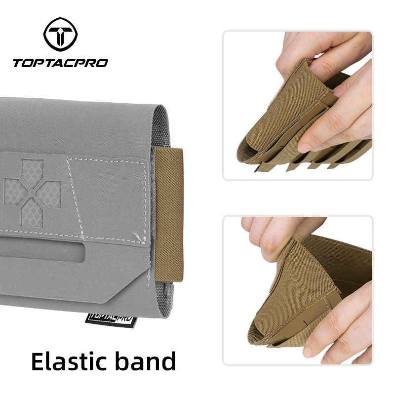 TOPTACPRO Tactical Micro Medical Pouch MOLLE First Aid Kits Bag 500D Cordura Nylon 8508-IDOGEAR INDUSTRIAL
