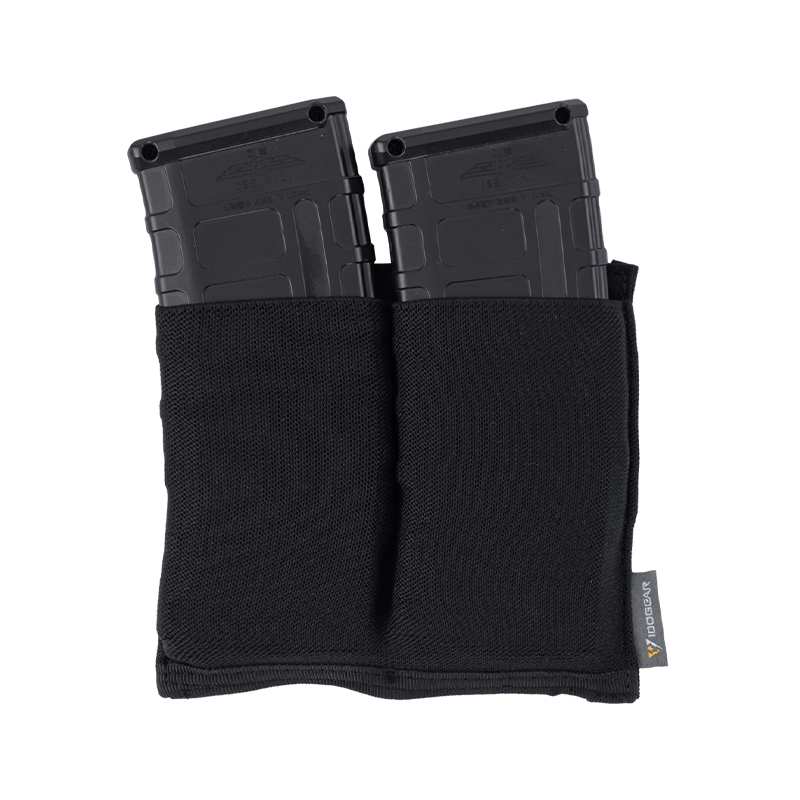 IDOGEAR Elastic Mag Pouch Double MOLLE Magazine Pouch for M4 5.56mm Rifle Magazines 3554-IDOGEAR INDUSTRIAL