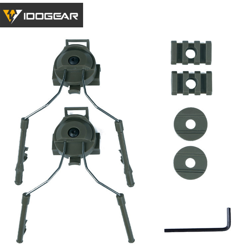 Idogear Tactical Helm Rail Adapter Set Peltor Ops-Core Helm Arc Rail Fast Helm Accessoires 3811-IDOGEAR INDUSTRIAL