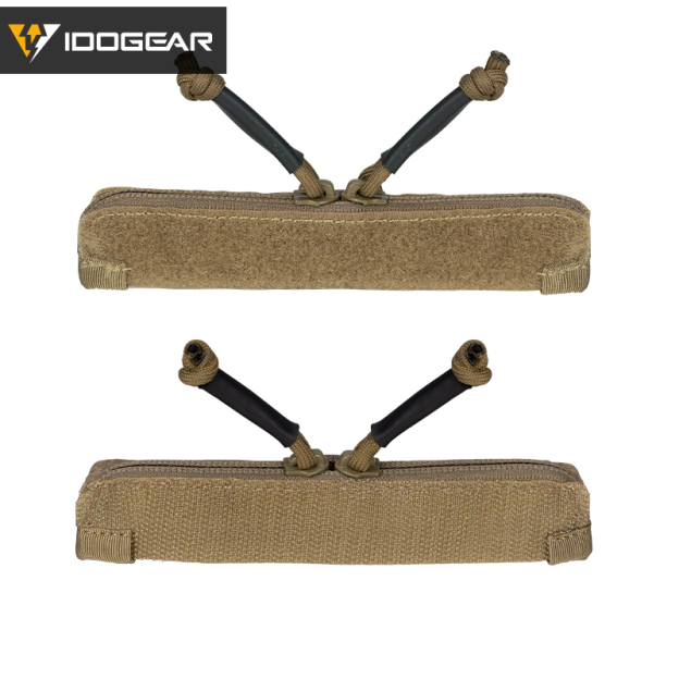 IDOGEAR Zipper Strip Insert for Vest Tactical AVS CPC JPC2.0 Hook and Loop Pocket Accessories Double Zippers 5.9 Inches Length 2 Pack 3943-IDOGEAR INDUSTRIAL