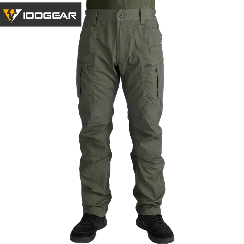 IDOGEAR Tactical Pants Multi-Pocket Combat Pants Large Capacity Camouflage Trousers Men Pants for Hunting Hiking 3210-IDOGEAR INDUSTRIAL