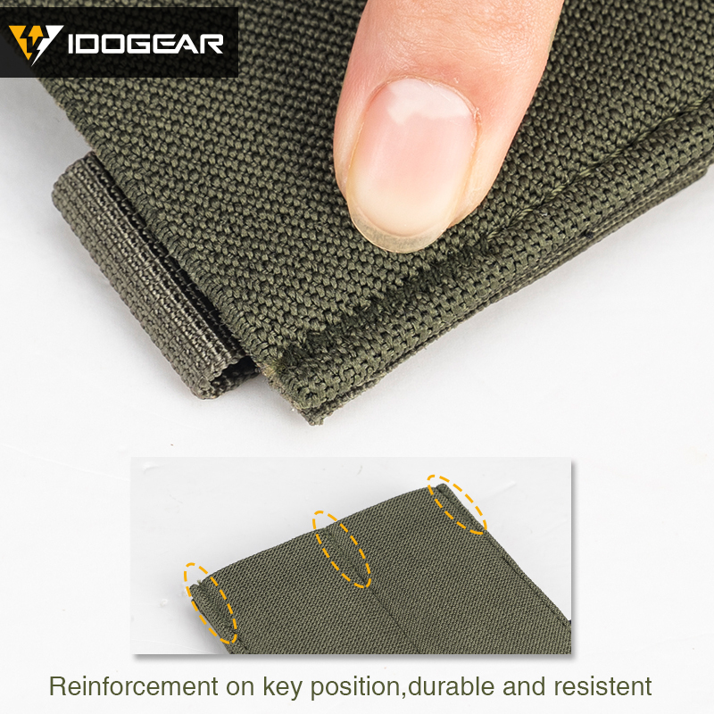 IDOGEAR Tactical Double Open Top Mag Pouch 9mm Fast Draw MOLLE Mag Carrier Carrier 3572-IDOGEAR INDUSTRIAL