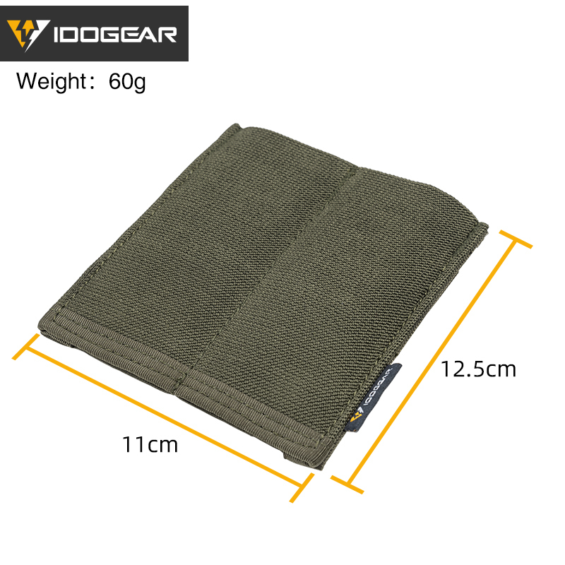 IDOGEAR Tactical Double Open Top Mag Pouch 9mm Fast Draw MOLLE Mag Carrier Carrier 3572-IDOGEAR INDUSTRIAL