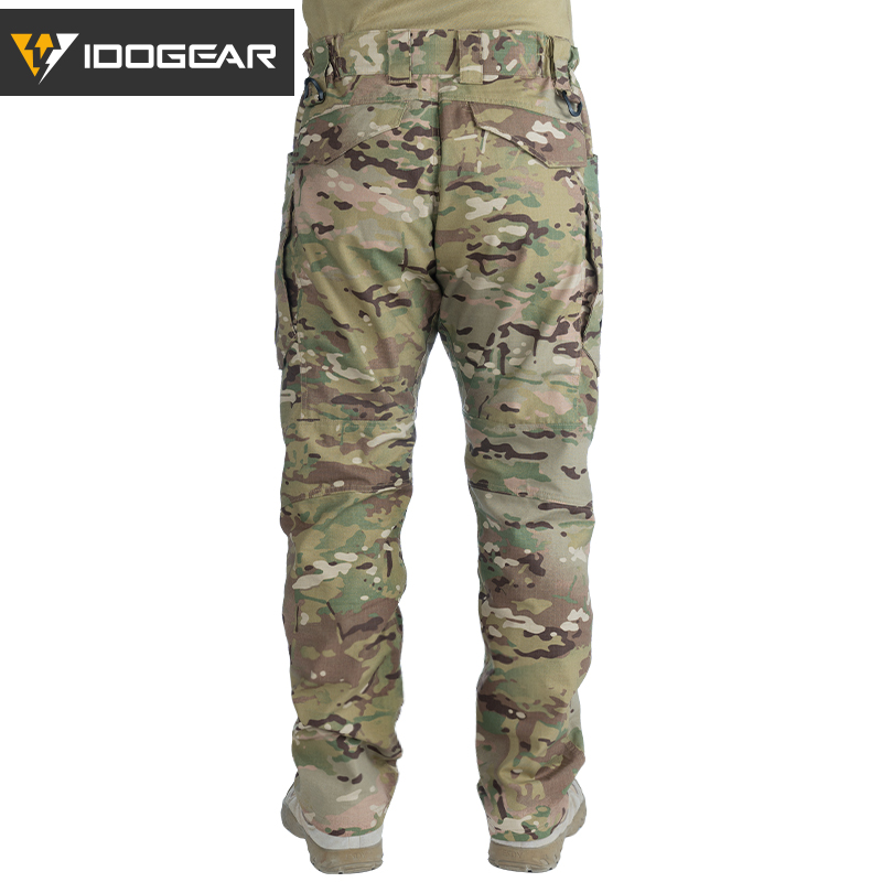 IDOGEAR Tactical Pants Multi-Pocket Combat Pants Large Capacity Camouflage Trousers Men Pants for Hunting Hiking 3210-IDOGEAR INDUSTRIAL