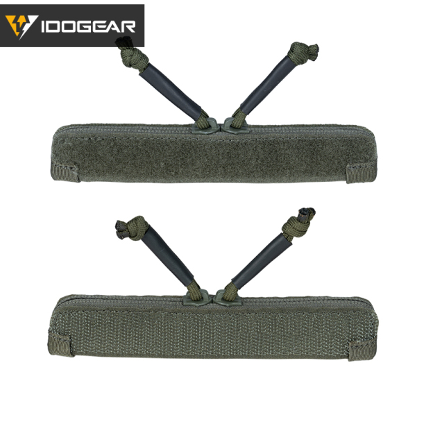 IDOGEAR Zipper Strip Insert for Vest Tactical AVS CPC JPC2.0 Hook and Loop Pocket Accessories Double Zippers 5.9 Inches Length 2 Pack 3943-IDOGEAR INDUSTRIAL