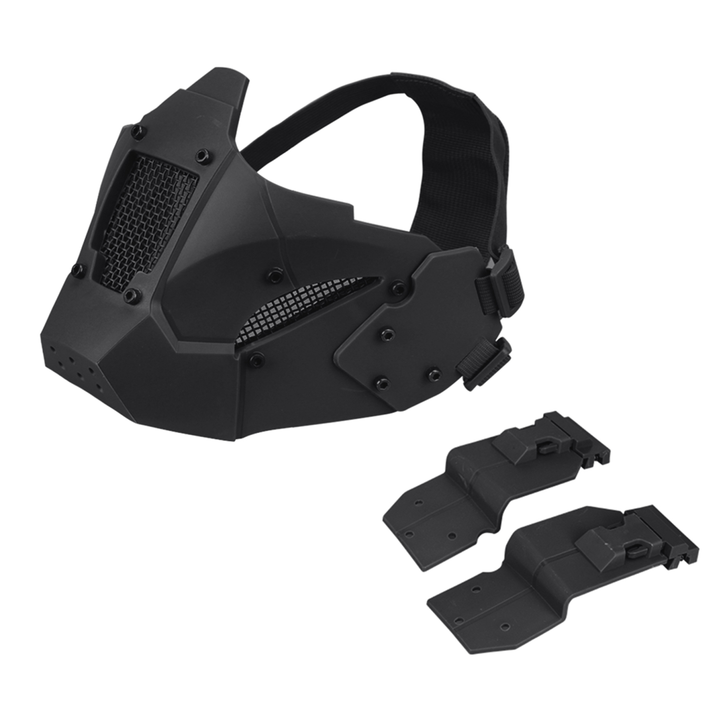 IDOGEAR Half Face Mask Lower Face Steel Mesh Mask Adjustable Flexible Mask 3603-IDOGEAR INDUSTRIAL