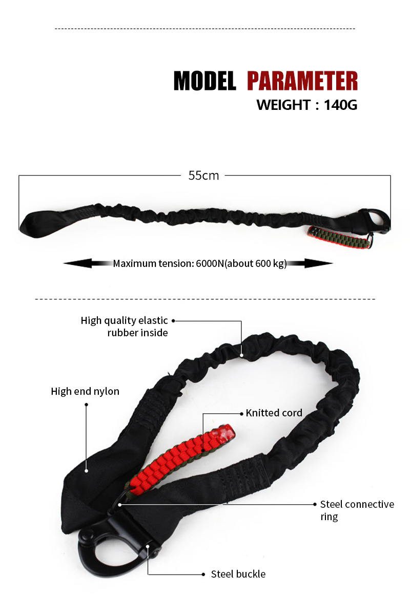 IDOGEAR Tactical Quick Release Opslaan Sling Lanyard Gear Tactical Accessoires 3410-IDOGEAR INDUSTRIAL