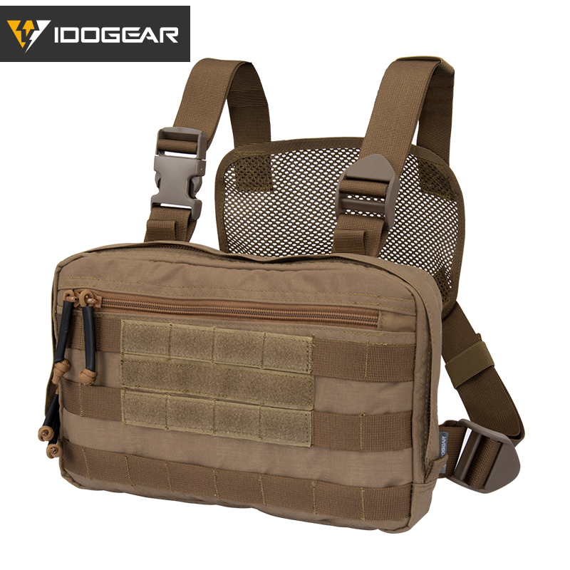 IDOGEAR Tactical Recon Kit Bag Chest Bag Molle Combat Pouch 500D Nylon 3537-IDOGEAR INDUSTRIAL