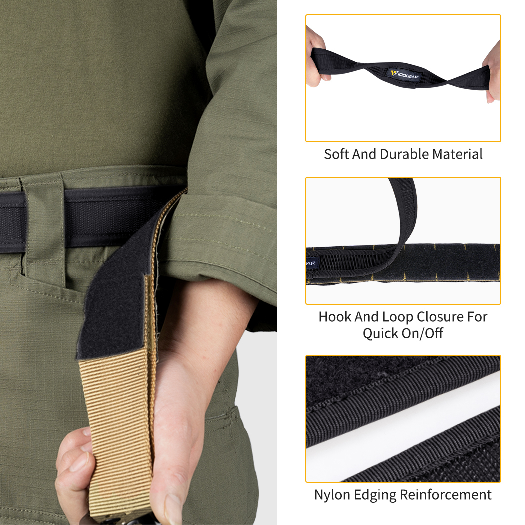 IDOGEAR Hook Liner Inner Belt 1.5" Width for Tactical Duty Belt Gun Belts for Men 3426-IDOGEAR INDUSTRIAL