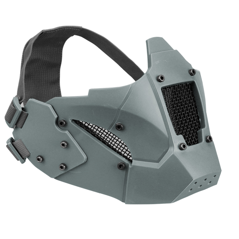 IDOGEAR Half Face Mask Lower Face Steel Mesh Mask Adjustable Flexible Mask 3603-IDOGEAR INDUSTRIAL