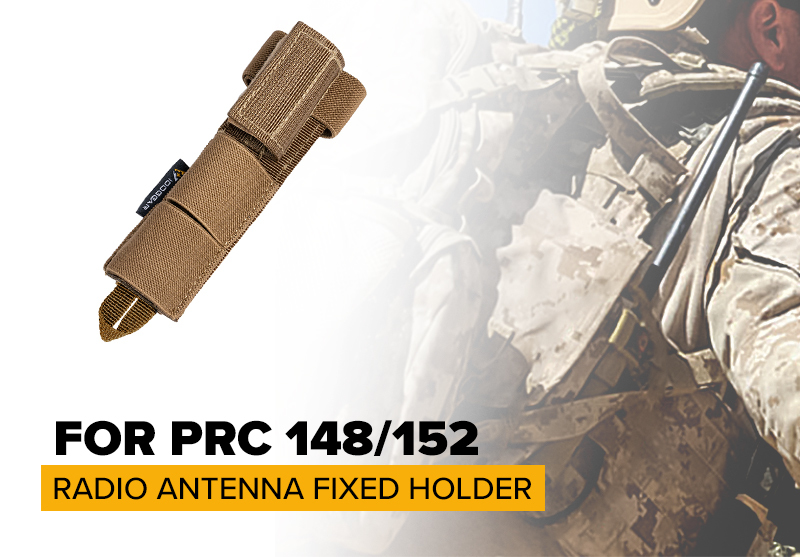 IDOGEAR Tactical Radio Antenna System Relocation Pouch Molle Pouch for PRC152 PRC148 MBITR 3565-IDOGEAR INDUSTRIAL