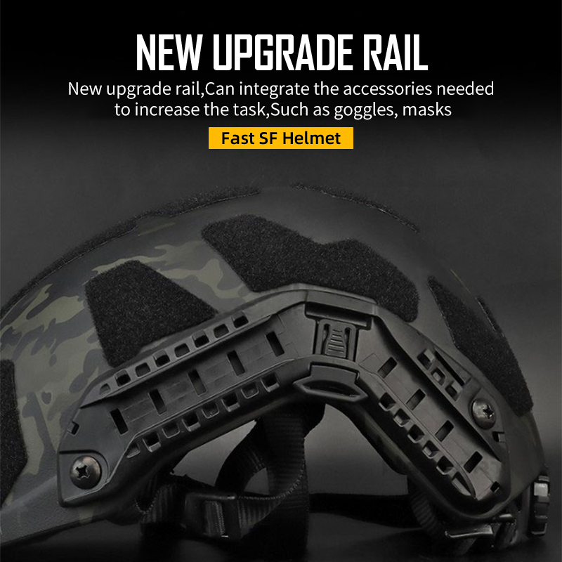 IDOGEAR Tactical Helmet SF Helmet SUPER High Cut FAST Full Protective Version MH 6803-IDOGEAR INDUSTRIAL